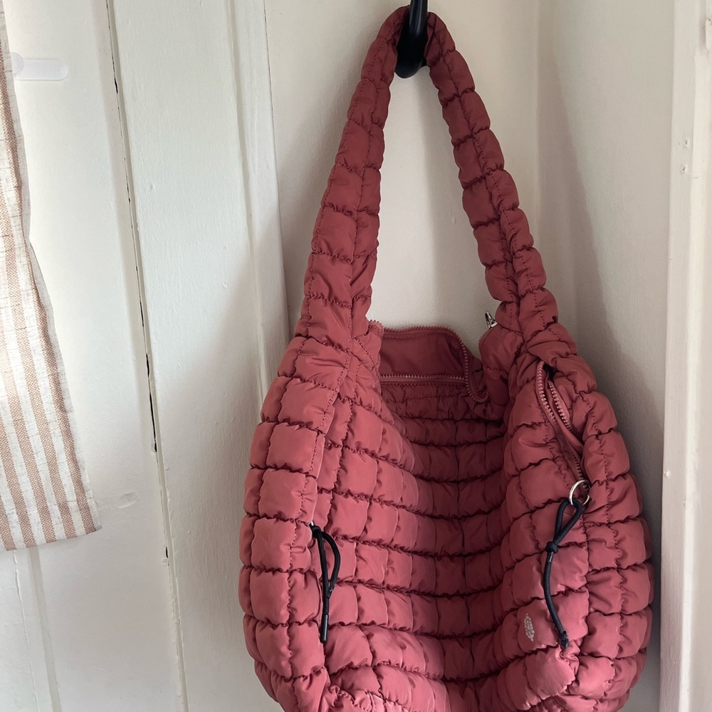 Free People Quilted Carryall Bag